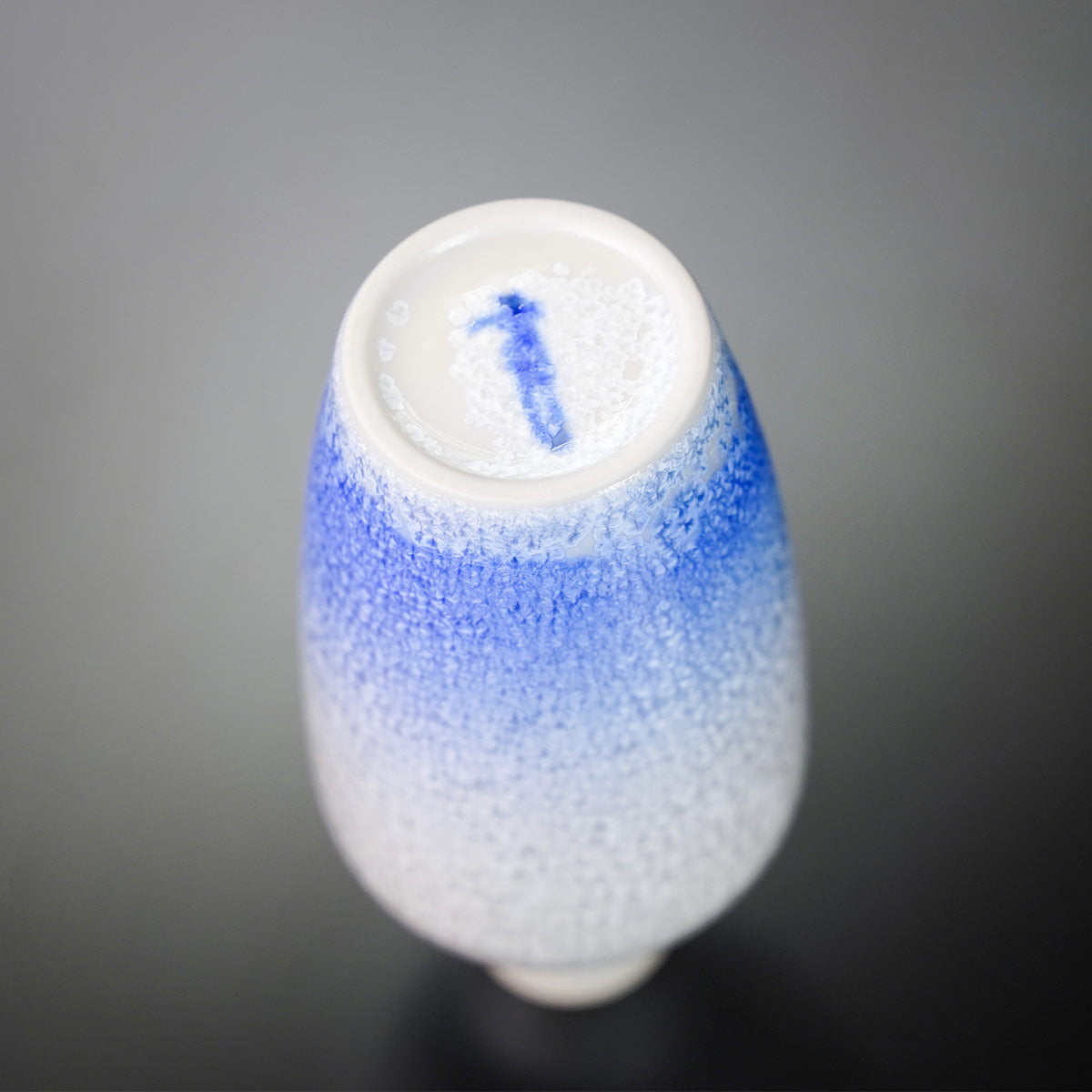 Shinemon Kiln Japanese Sake Set "Aizome-Suiteki" Indigo Dewdrops - Arita Ware