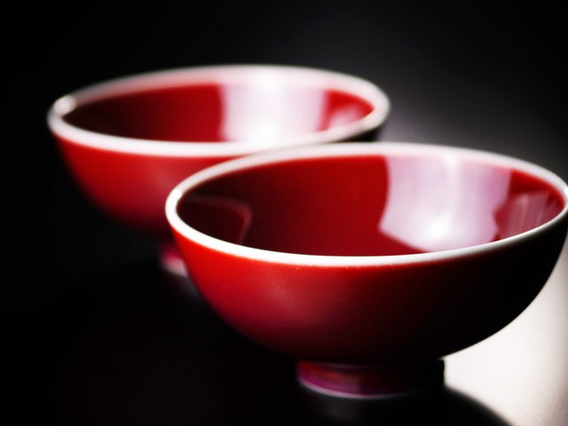 Shinemon Kiln Pair of Rice Bowls Yohen-Shinsha - Arita Ware