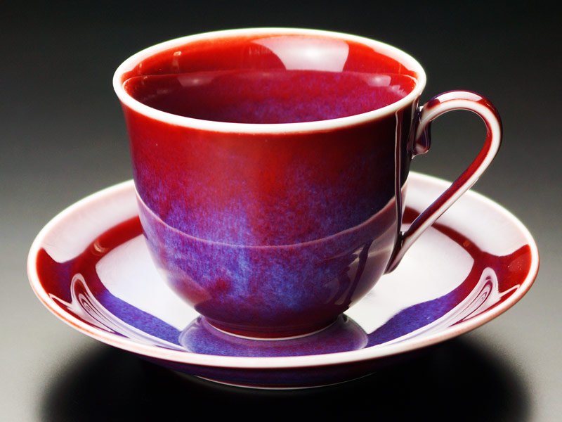 Shinemon Kiln Coffee Cup "Saiun" - Arita Ware