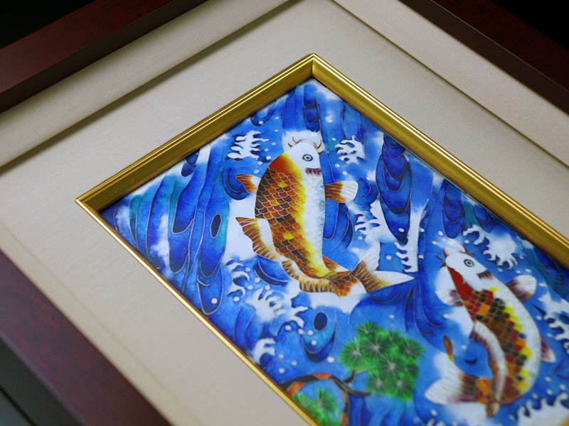 Bol à café or/platine brillant Étoile bleue « Yoko Gekko »