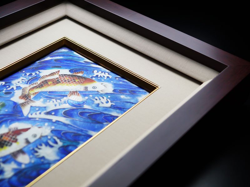 Bol à café or/platine brillant Étoile bleue « Yoko Gekko »