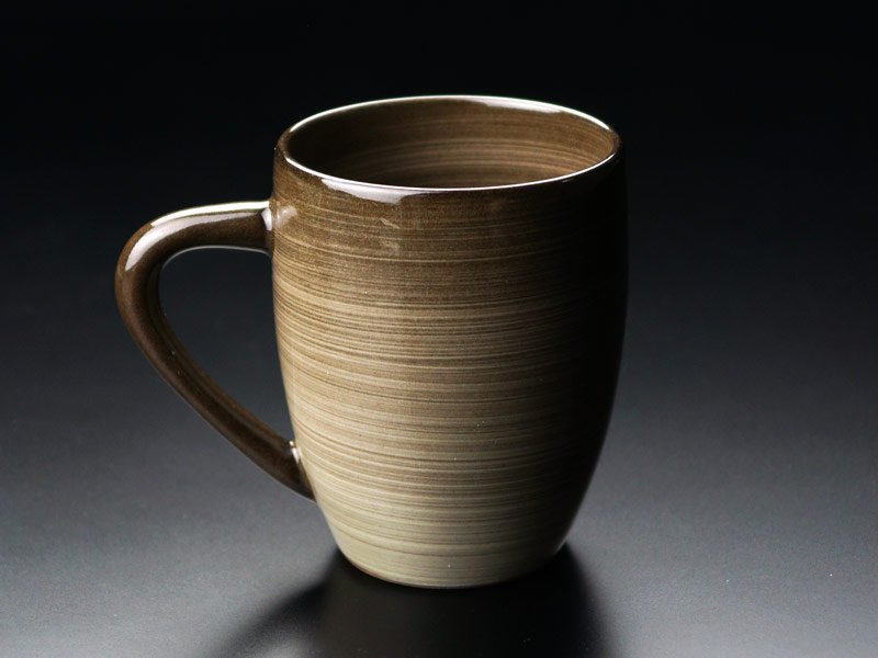 Gagyu Kiln Coffee Mug "Ominaeshi" (Patrinia) - Arita Ware
