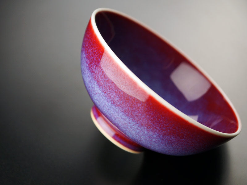 Shinemon Kiln Pair of Rice Bowls "Saiun" - Arita Ware