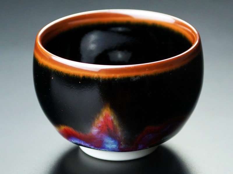 Bol à café or/platine brillant Étoile bleue « Yoko Gekko »