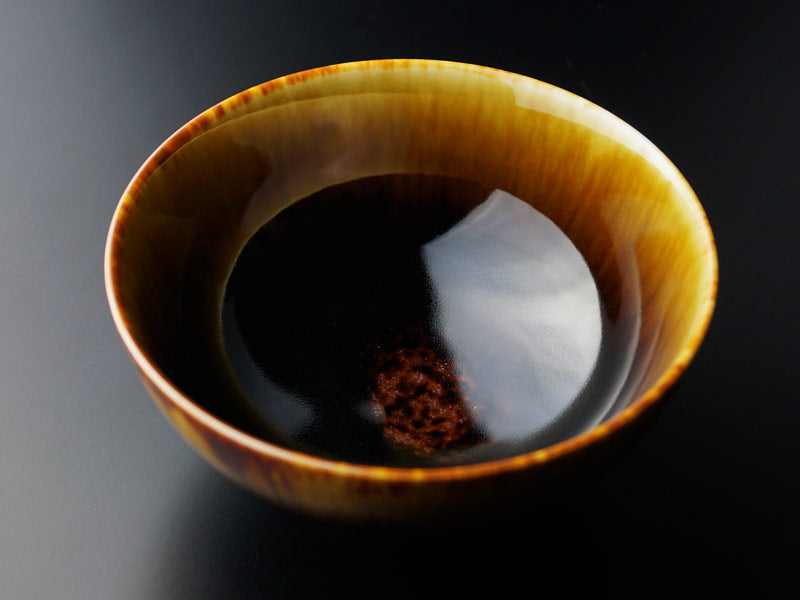 Shinemon Kiln Pair of Rice Bowls “Tortoiseshell Tenmoku” - Arita Ware