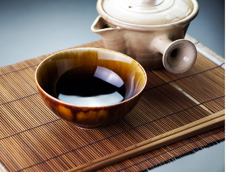 Shinemon Kiln Pair of Rice Bowls “Tortoiseshell Tenmoku” - Arita Ware
