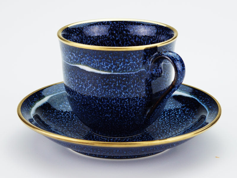 真右卫门窑咖啡杯「Seiten」银河 - 金彩,有田烧