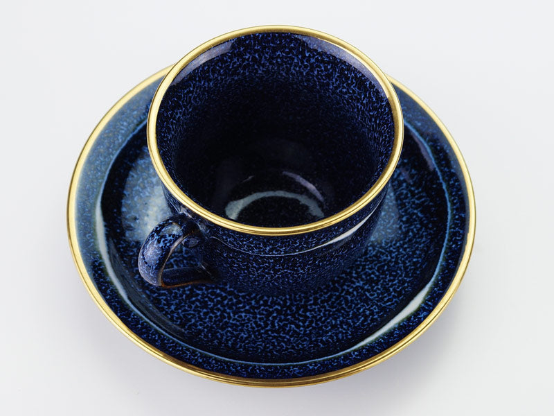 真右卫门窑咖啡杯「Seiten」银河 - 金彩,有田烧