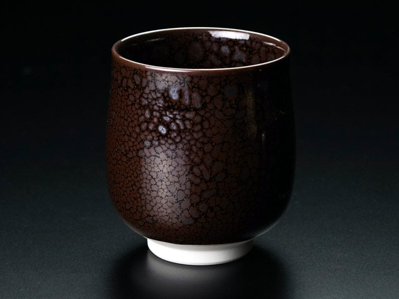 Japanese Teacup (Yunomi) "Ryurin Yuteki Tenmoku" - Shinemon Kiln, Arita Ware