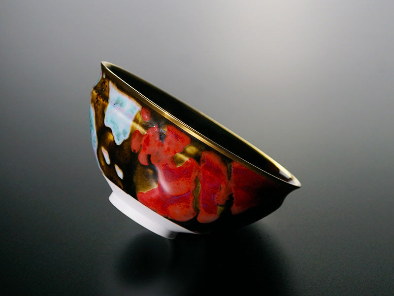 Bol à café or/platine brillant Étoile bleue « Yoko Gekko »