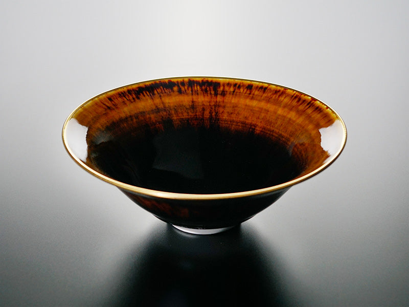 Bol à café or/platine brillant Étoile bleue « Yoko Gekko »