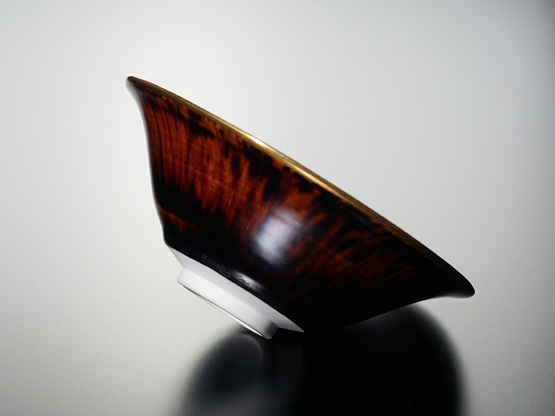 Bol à café or/platine brillant Étoile bleue « Yoko Gekko »