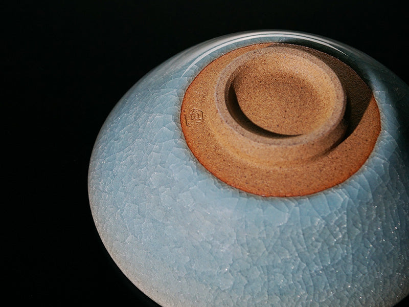 Bol à café or/platine brillant Étoile bleue « Yoko Gekko »