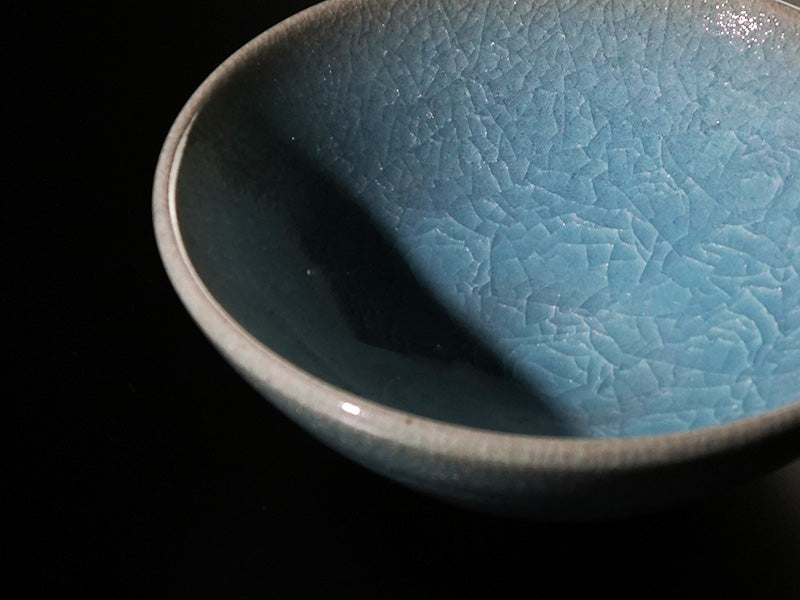 Bol à café or/platine brillant Étoile bleue « Yoko Gekko »