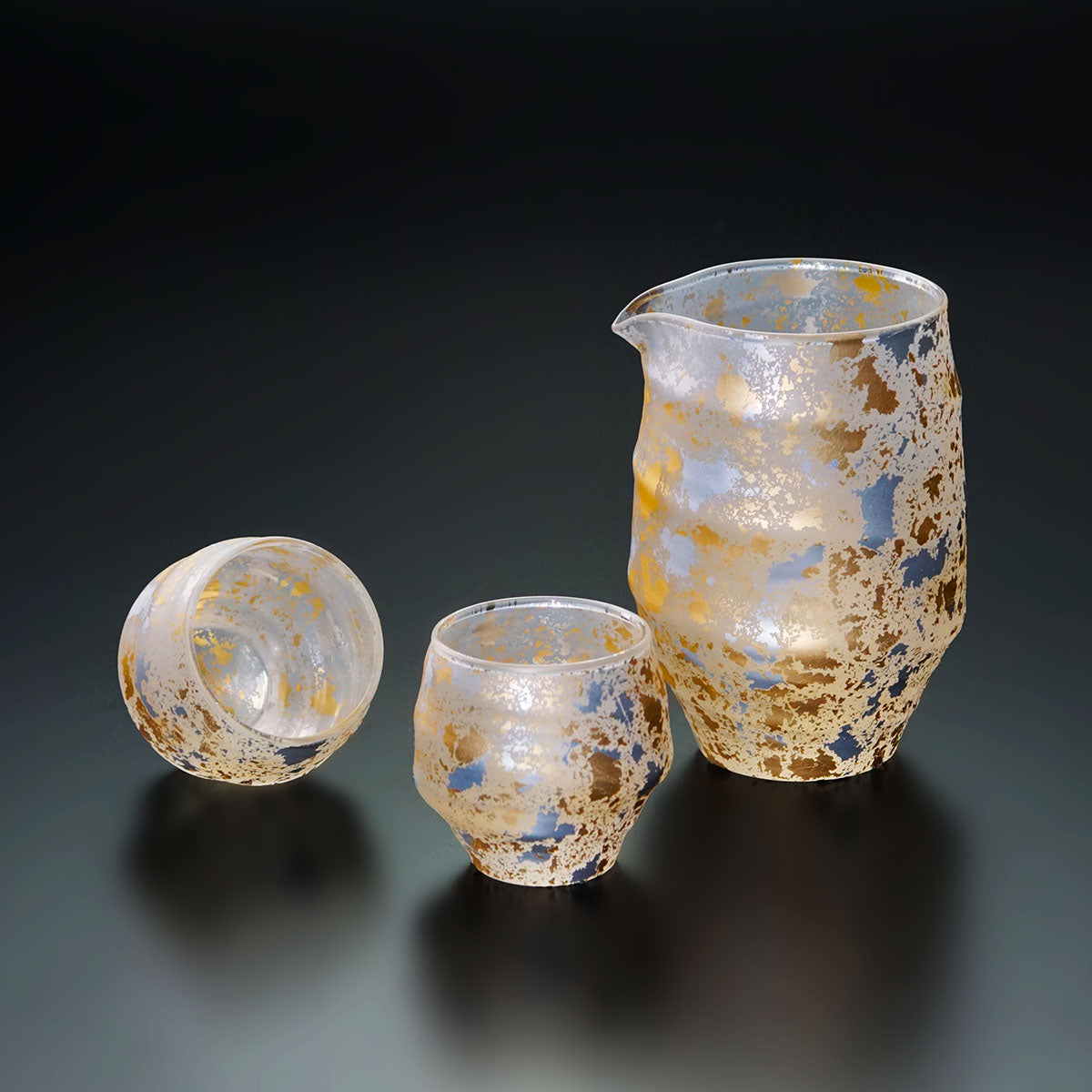 Kihaku Premium Japanese Sake Set - Yamanaka Lacquerware