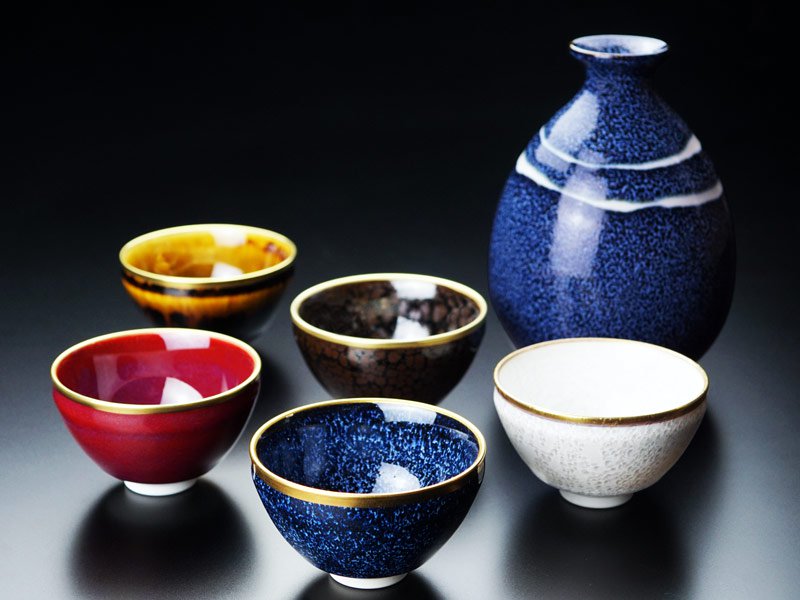 Ultimate Sake Set - Youhen Porcelain by Shinemon Kiln - Arita Ware