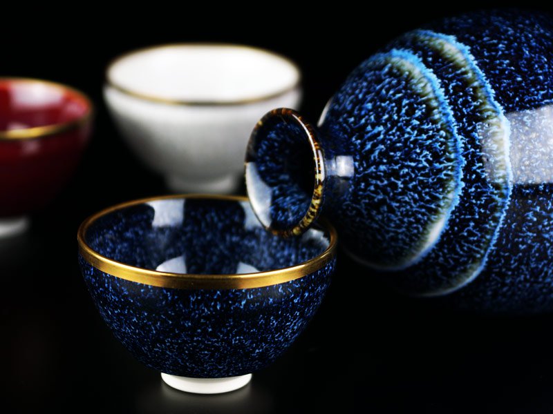 Ultimate Sake Set - Youhen Porcelain by Shinemon Kiln - Arita Ware