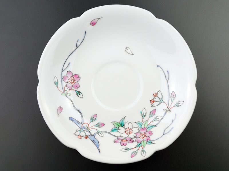 tasse à café image colorée fleurs de cerisier