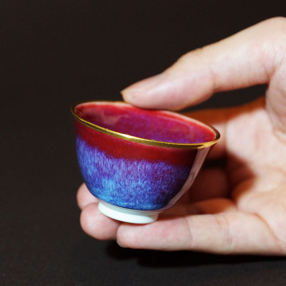 Shinemon Kiln Ochoko Sake Cup Set (8 Colors) - Arita Ware
