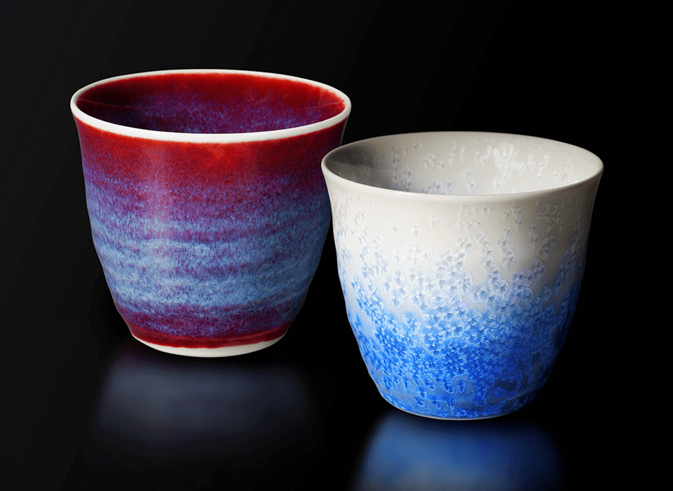 Shinemon Kiln Youhen Pair Tumbler - Arita Ware