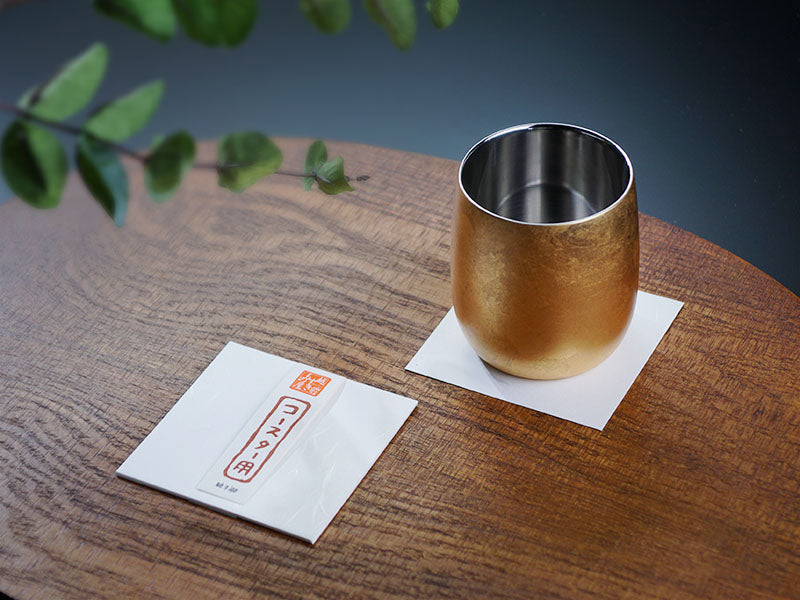 Yamanaka Lacquerware - Shima Cup Daruma Hakugoromo Pair