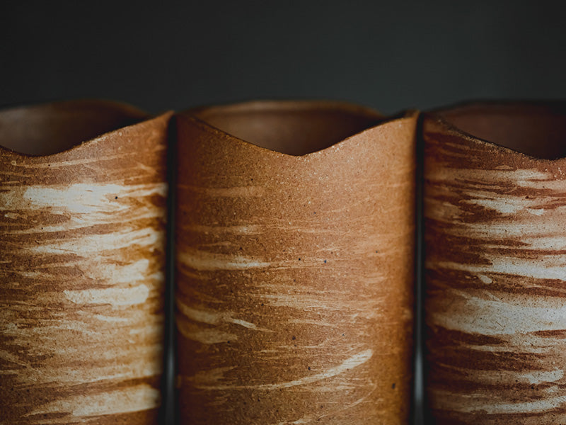 Shigaraki Ware Akikaze Aroma Candle - Designed by Huukyou