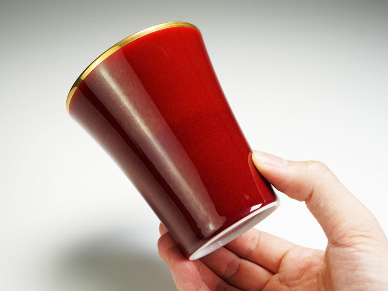Shinemon Kiln Yohen-Shinsha Hananohikari Tumbler - Arita Ware