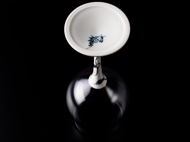 Arita Ware Wine Glasses - Iroe Manreki Design