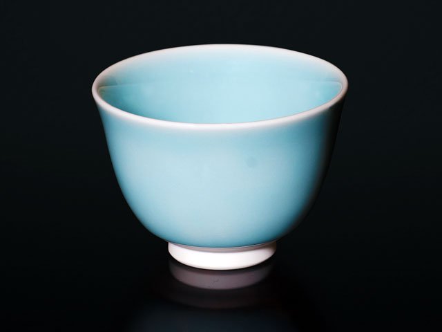 Tasses à thé Sencha Kinuta Céladon