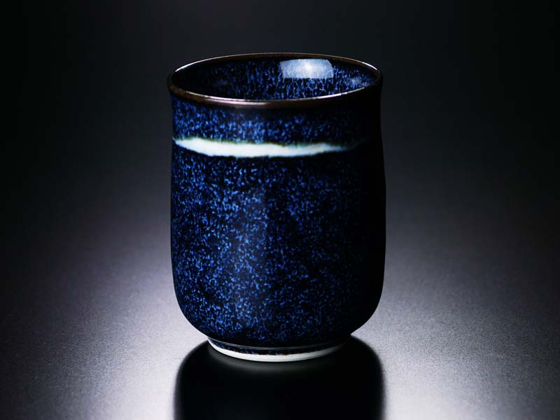 Shinemon Kiln Yunomi Japanese Teacup "Ginga" (Galaxy) - Arita Ware