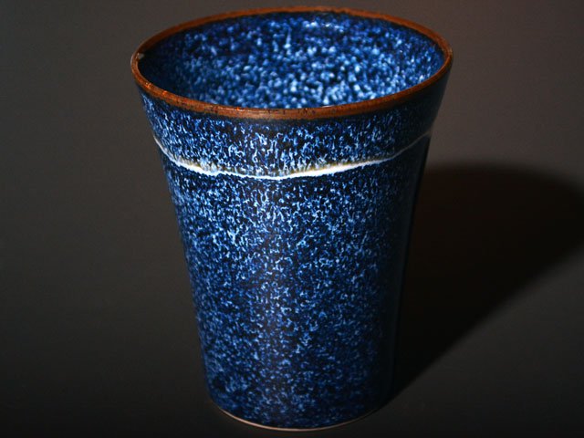 Japanese Whisky Glass "Ginga" (Galaxy) - Shinemon Kiln, Arita Ware Tumbler