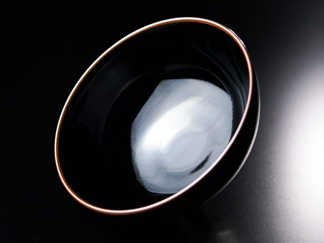 Shinemon Kiln Japanese Rice Bowl "Aoki-Myojo" - Arita Ware