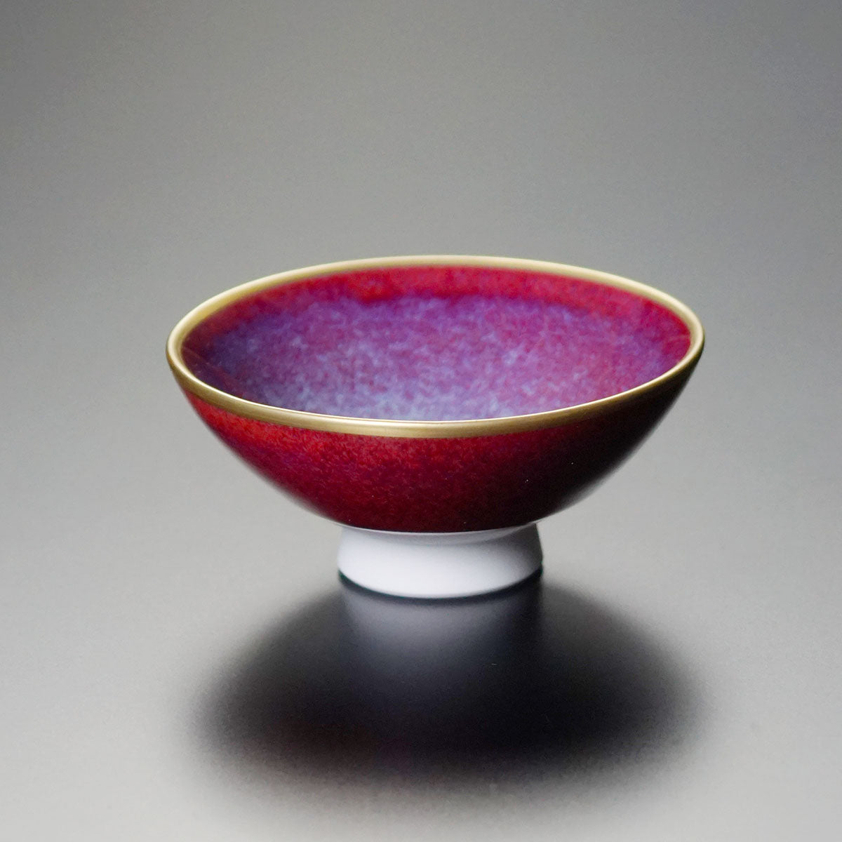 Japanese Sake Cup Pair "Kohaku Housai" - Shinemon Kiln, Arita Ware
