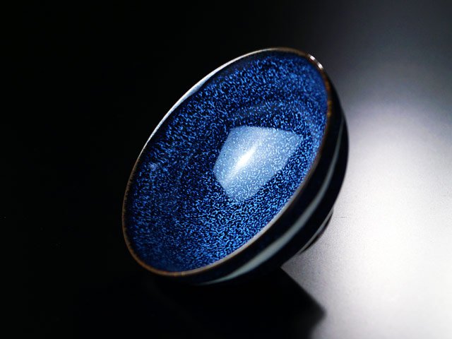 Shinemon Kiln Pair of Rice Bowls "Ginga" (Galaxy) - Arita Ware