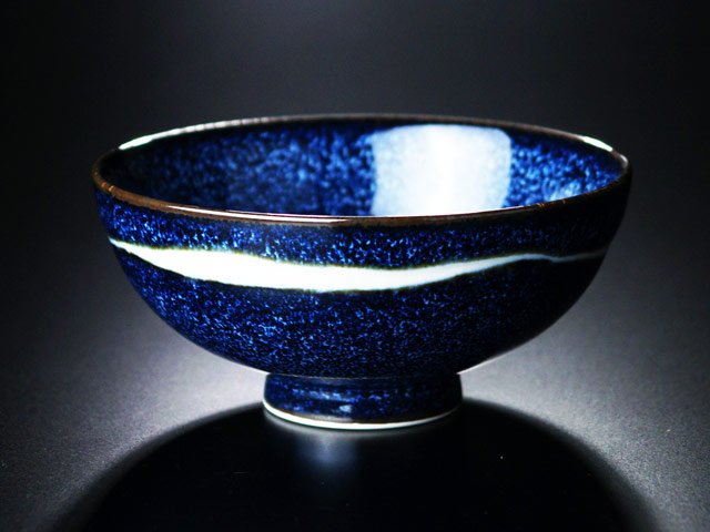 Shinemon Kiln Pair of Rice Bowls "Ginga" (Galaxy) - Arita Ware