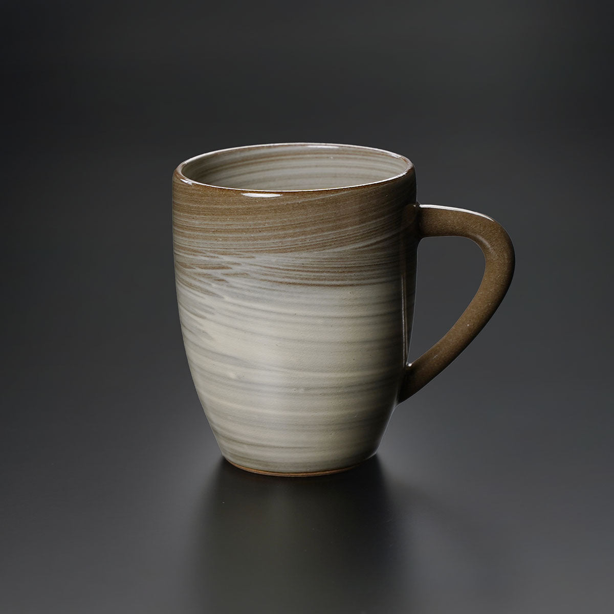 Gagyu Kiln Coffee Mug - Hakeme Brushwork, Arita Ware