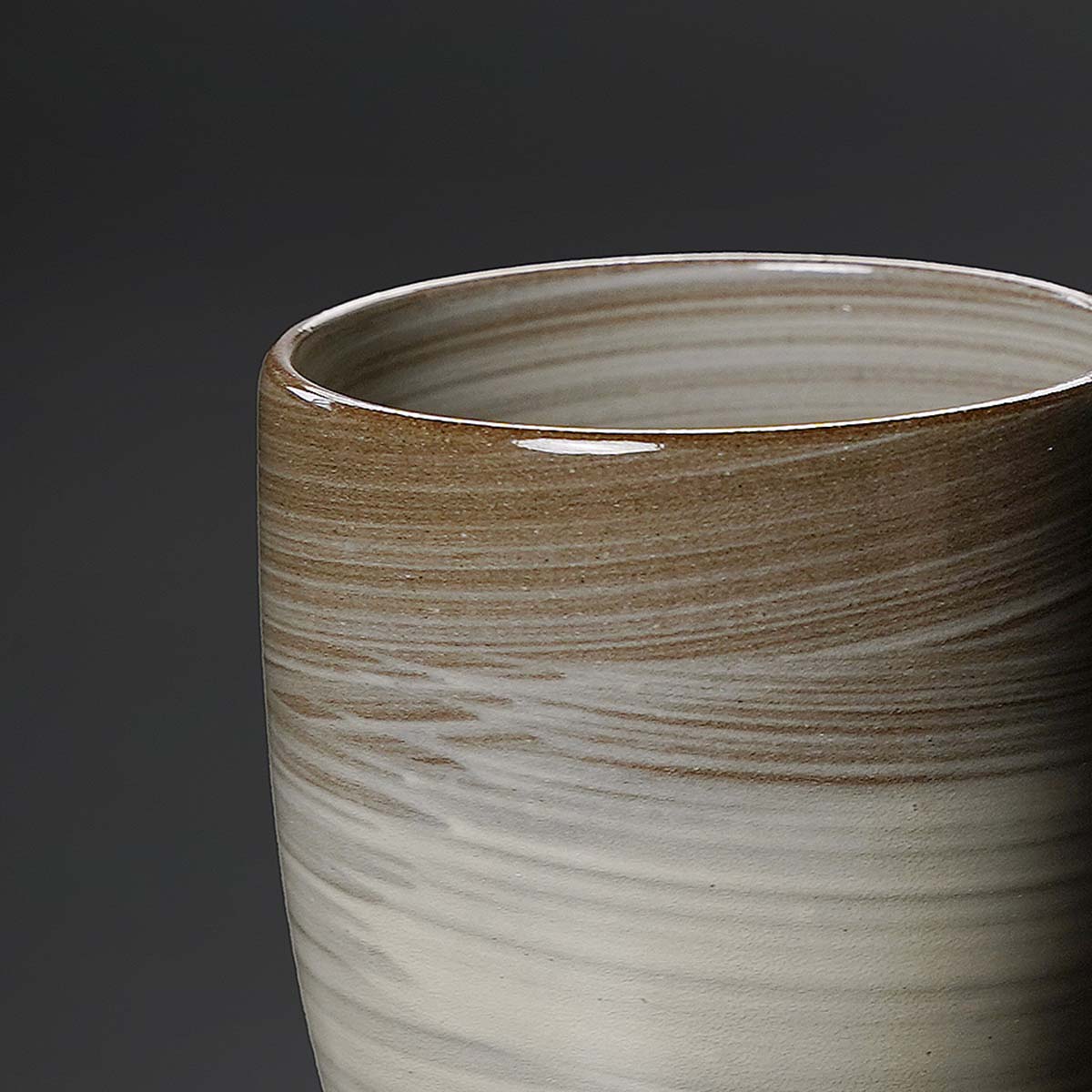 Gagyu Kiln Coffee Mug - Hakeme Brushwork, Arita Ware