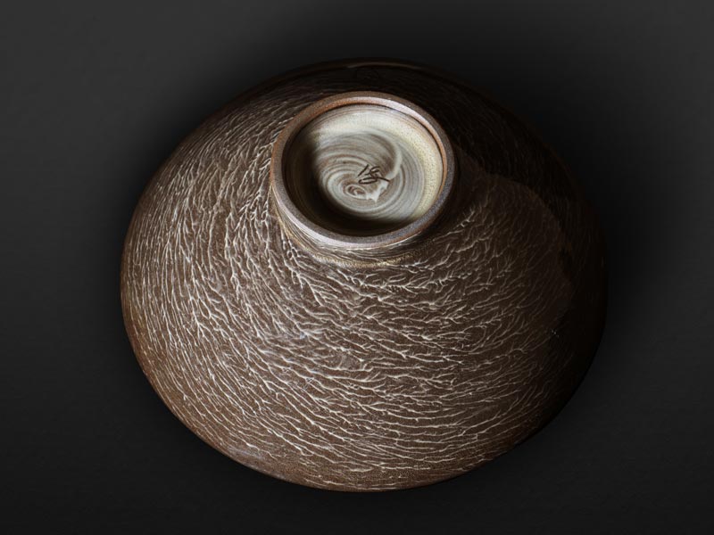 Gagyu Kiln Pair of Rice Bowls - Egret Design, Arita Ware
