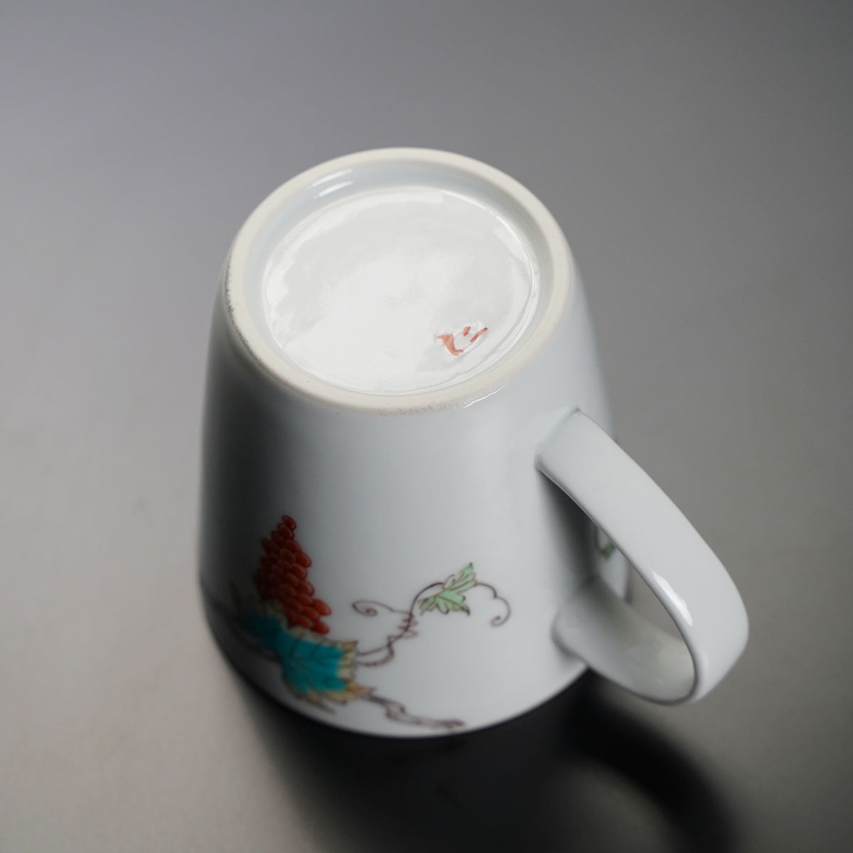 Jin Kiln Coffee Mug - Iroe Grapes, Arita Ware