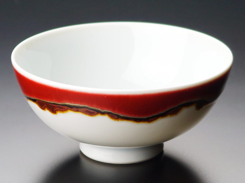 Shinemon Kiln Pair of Rice Bowls "Silk Road" - Arita Ware