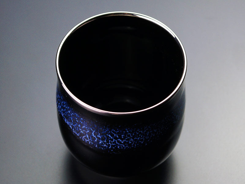 Shinemon Kiln Yunomi Japanese Teacup Set "Aoki-Myojo" Gekkou - Arita Ware