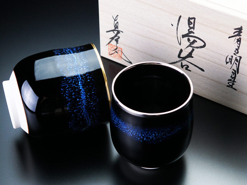Mutsuzoroi 对装「Aoki-Myojo」曜光・月光 - 饭碗与汤吞