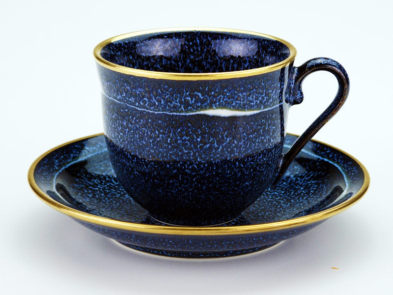 真右卫门窑咖啡杯「Seiten」银河 - 金彩，有田烧