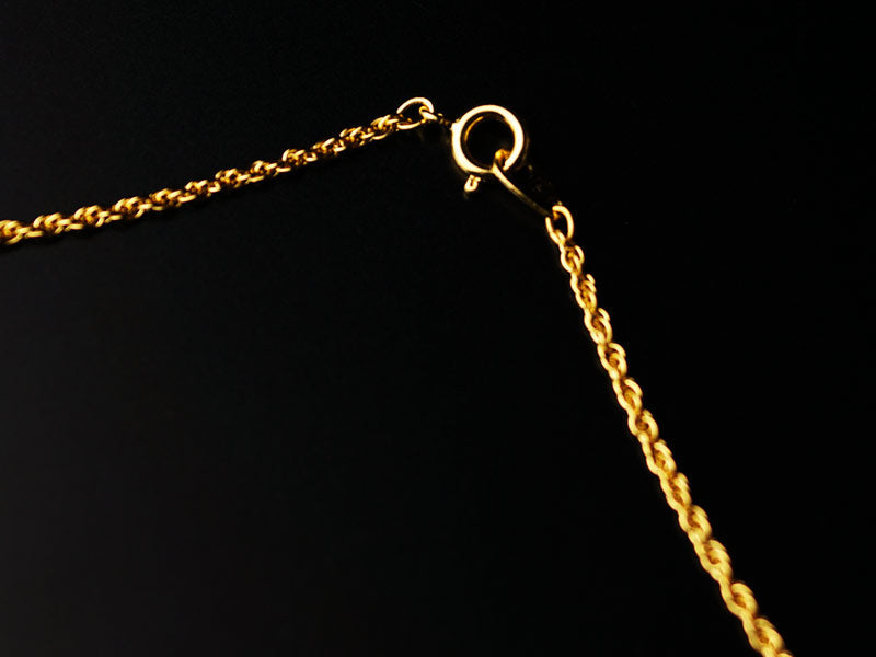 Pure Gold Kyoto Inlay Necklace - Ivy