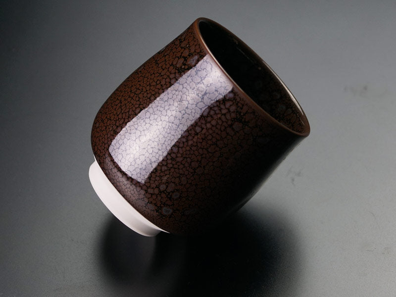 Japanese Teacup (Yunomi) "Ryurin Yuteki Tenmoku" - Shinemon Kiln, Arita Ware