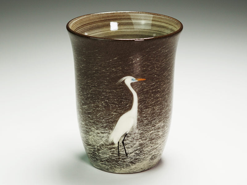 Gagyu Kiln Japanese Whisky Glass - Egret Design, Arita Ware