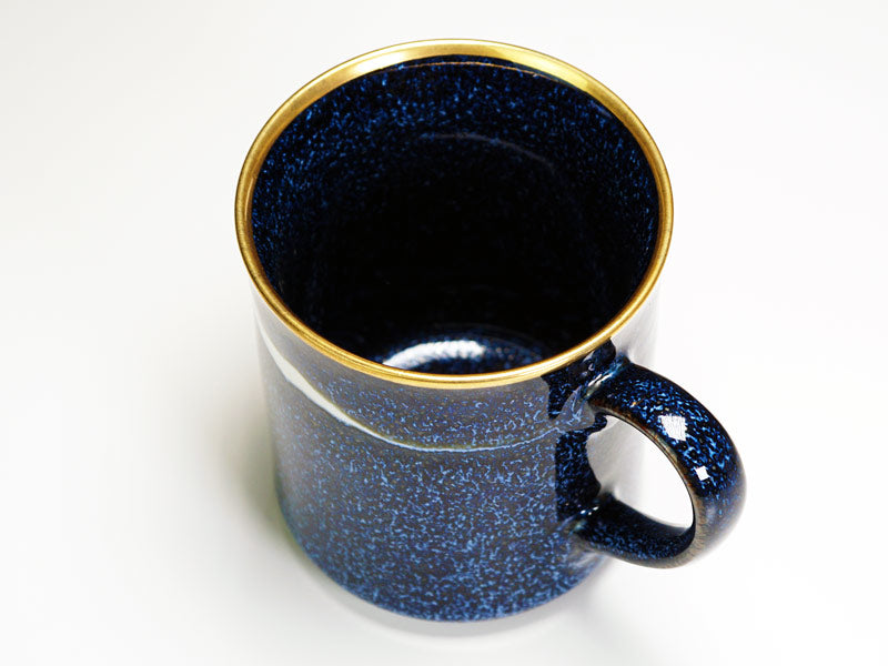 Shinemon Kiln Coffee Mug "Seiten" - Gold Decoration, Arita Ware