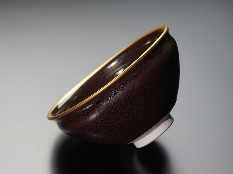 Bol à café or/platine brillant Étoile bleue « Yoko Gekko »