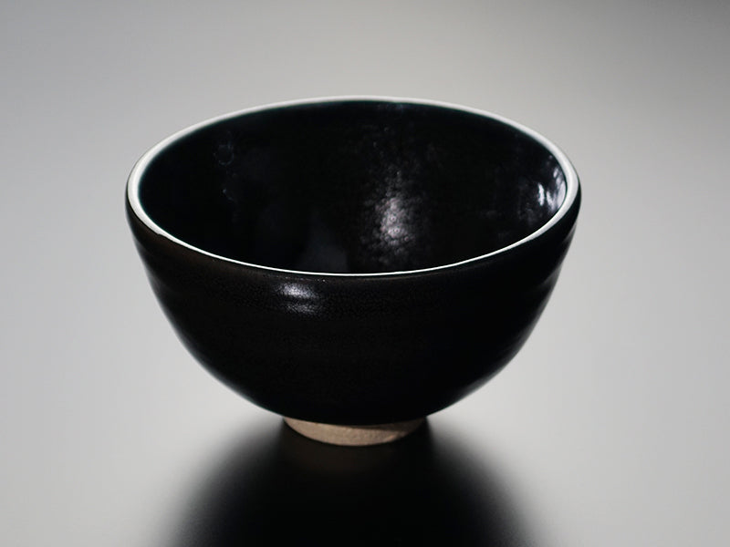 Matcha Bowl (Chawan) - Oil-Spot Tenmoku, Shinemon Kiln, Arita Ware