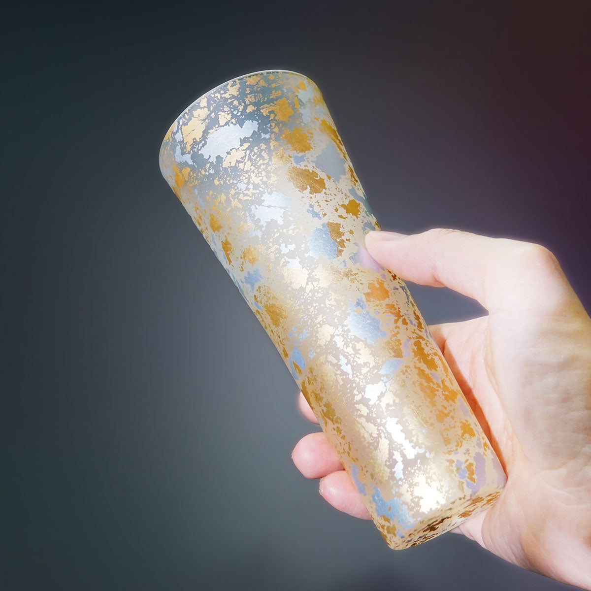 Kihaku Glass Beer Tumbler - Yamanaka Lacquerware, Japan – photo 5